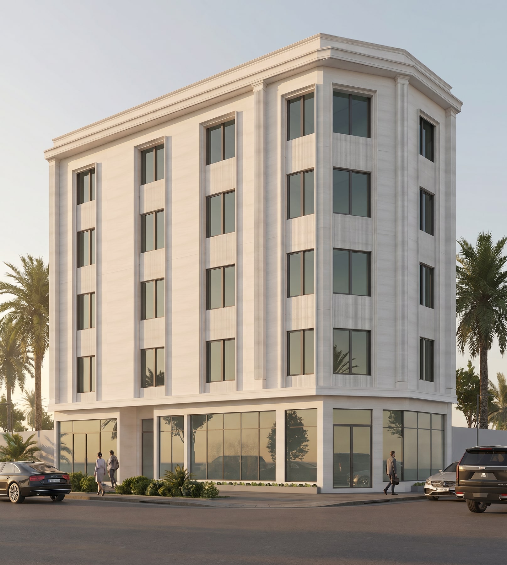 بناية تجارية سكنية بطراز كلاسيكي — 3