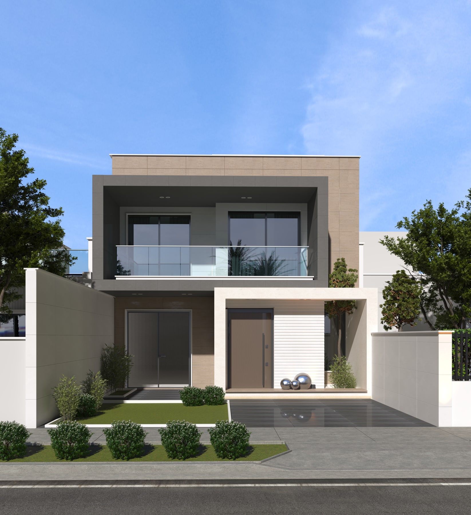 دار سكني بكتل متداخلة — 2
