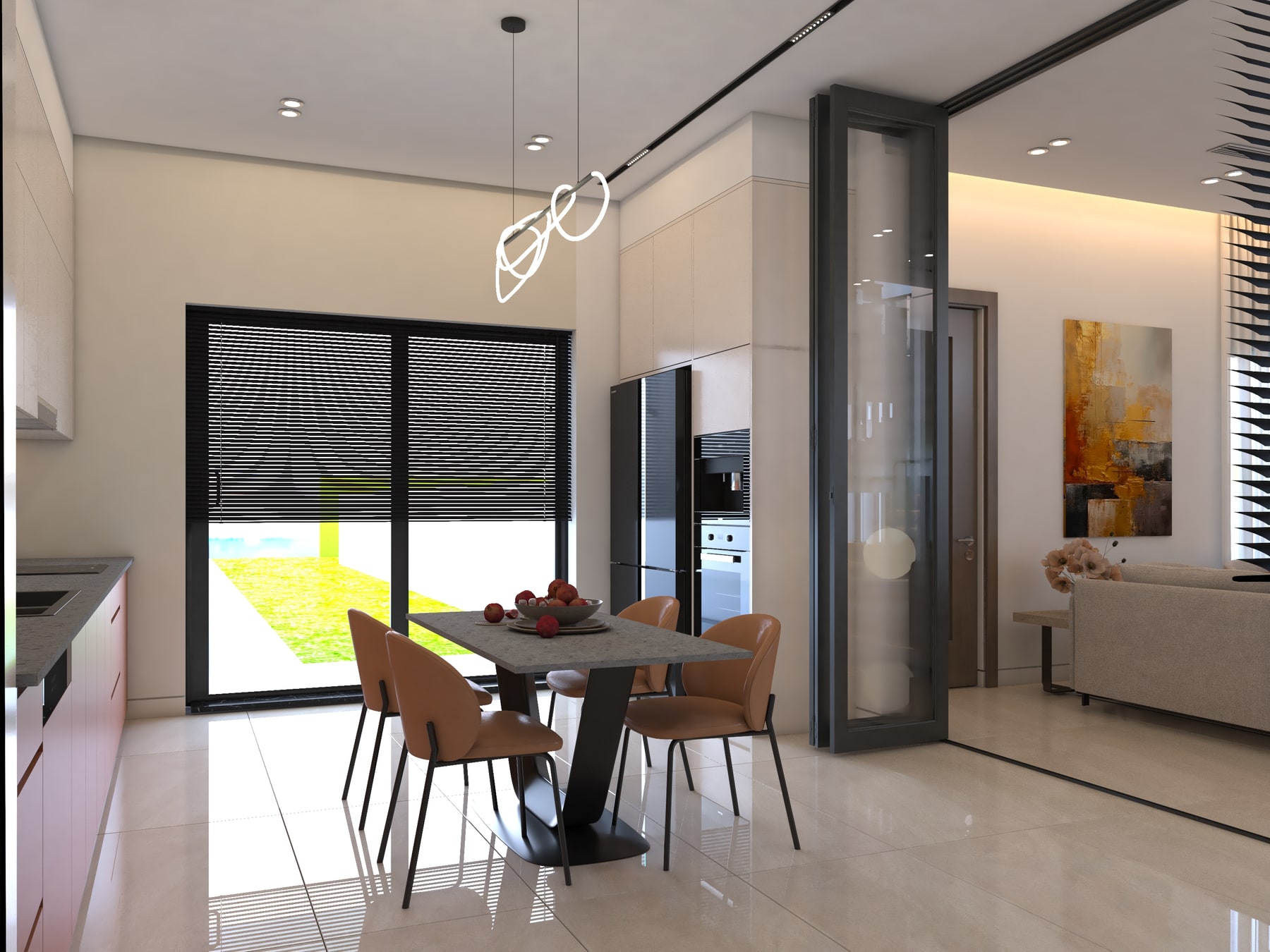 تصميم داخلي متكامل لدار سكني — 1