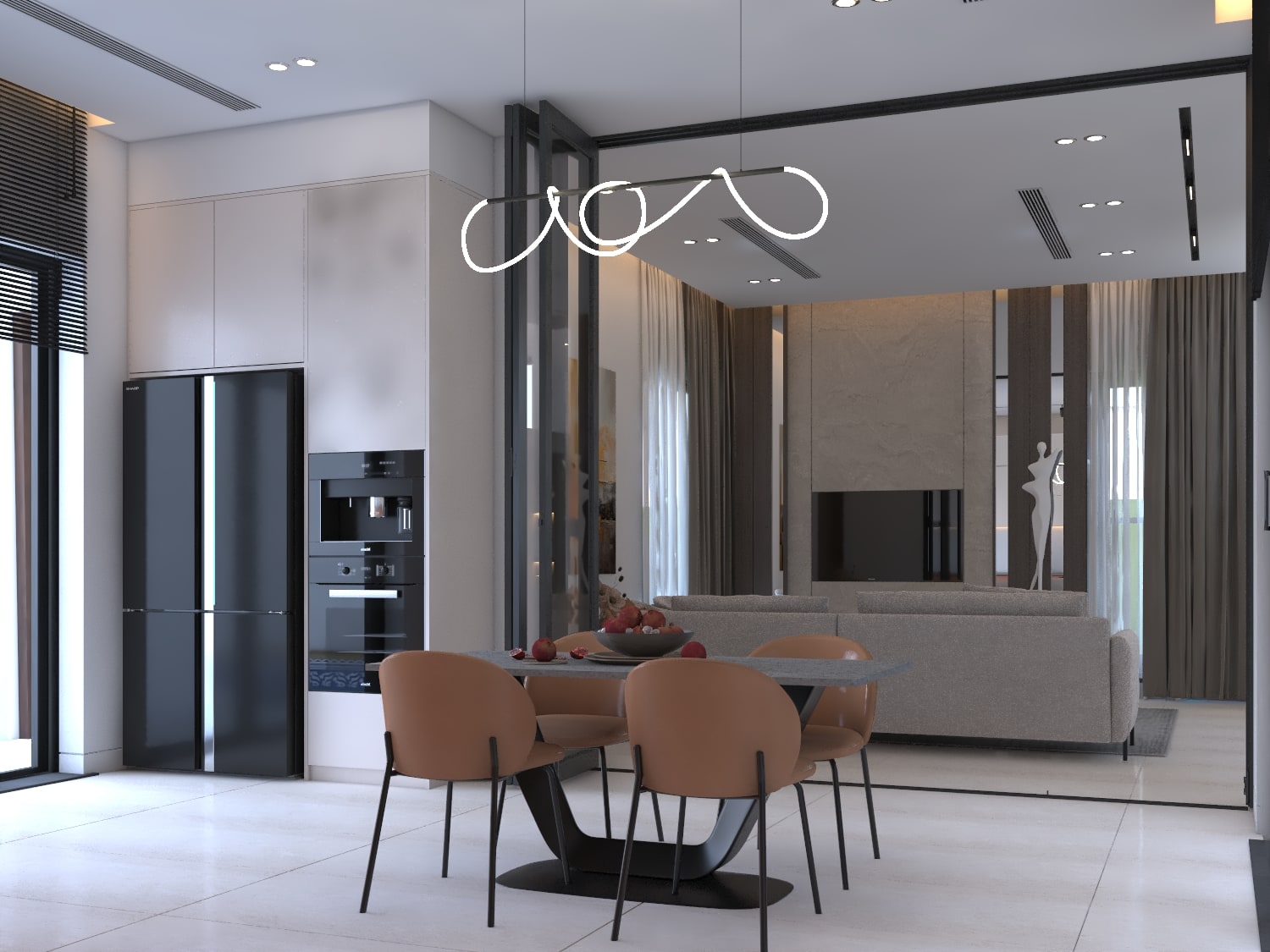 تصميم داخلي متكامل لدار سكني — 2