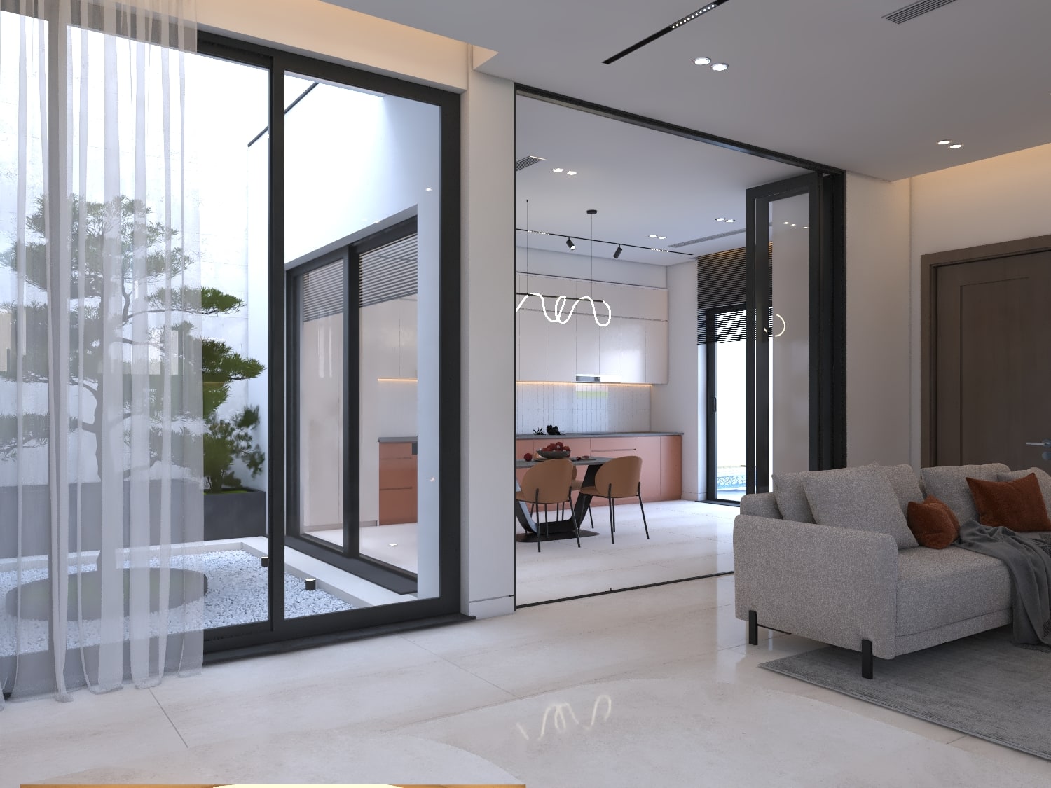 تصميم داخلي متكامل لدار سكني — 10