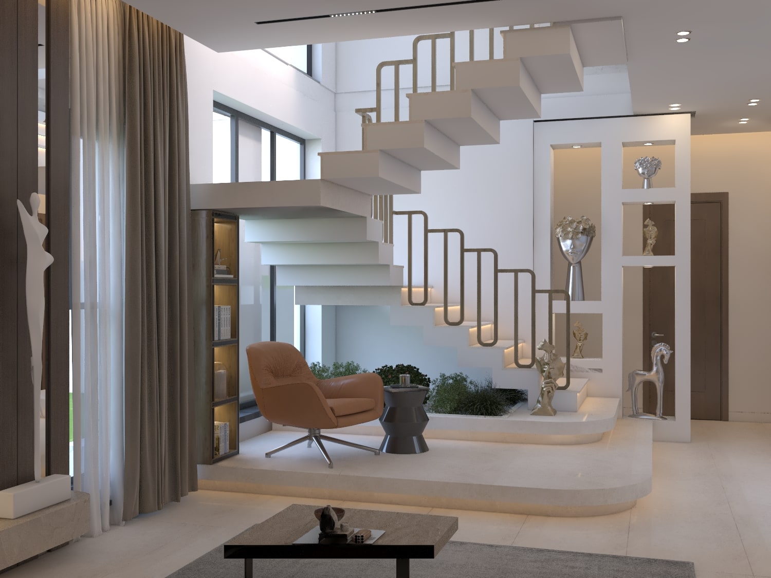 تصميم داخلي متكامل لدار سكني — 13