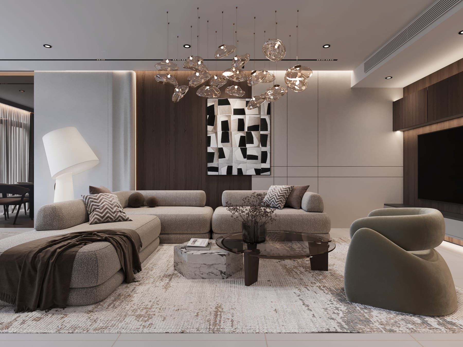 Apartment interior, Baghdad Marina — 1