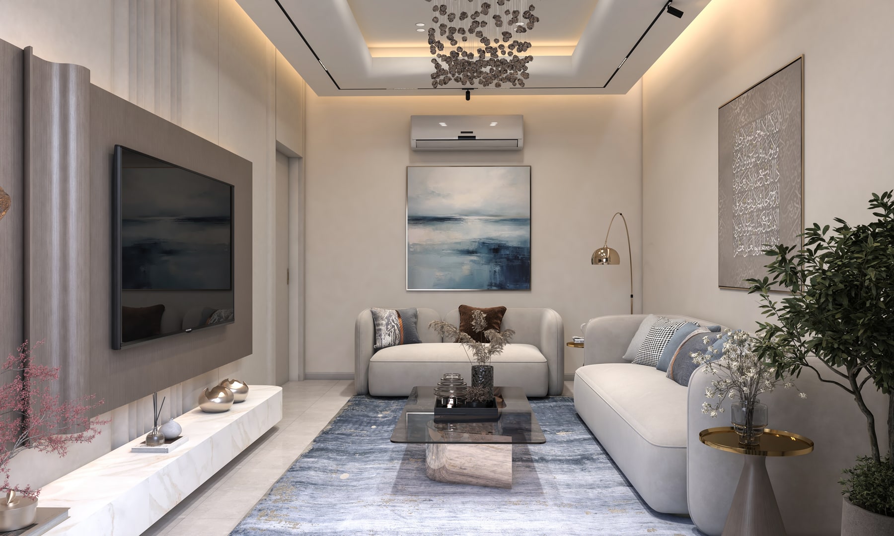 دار سكني بواجهة حجرية دافئة — 6