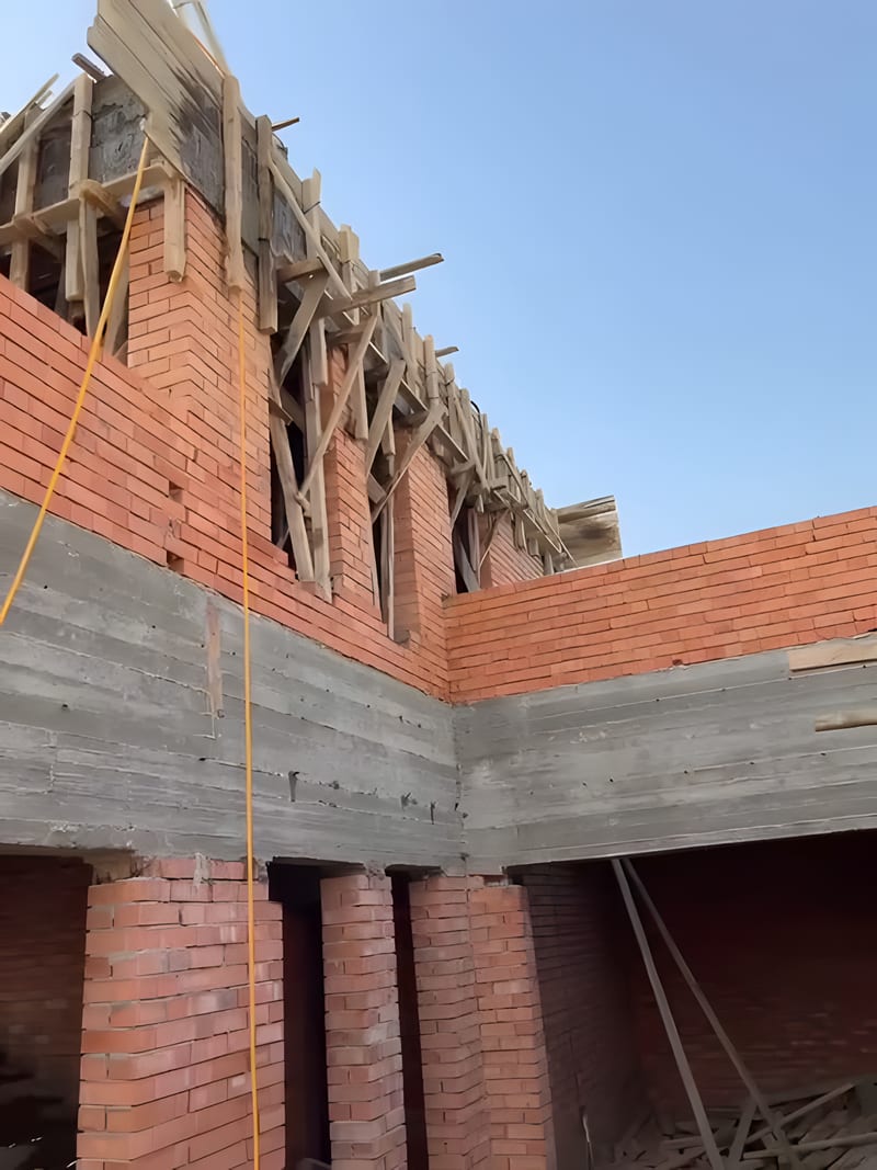 أقواس طابوق بقوالب السقف