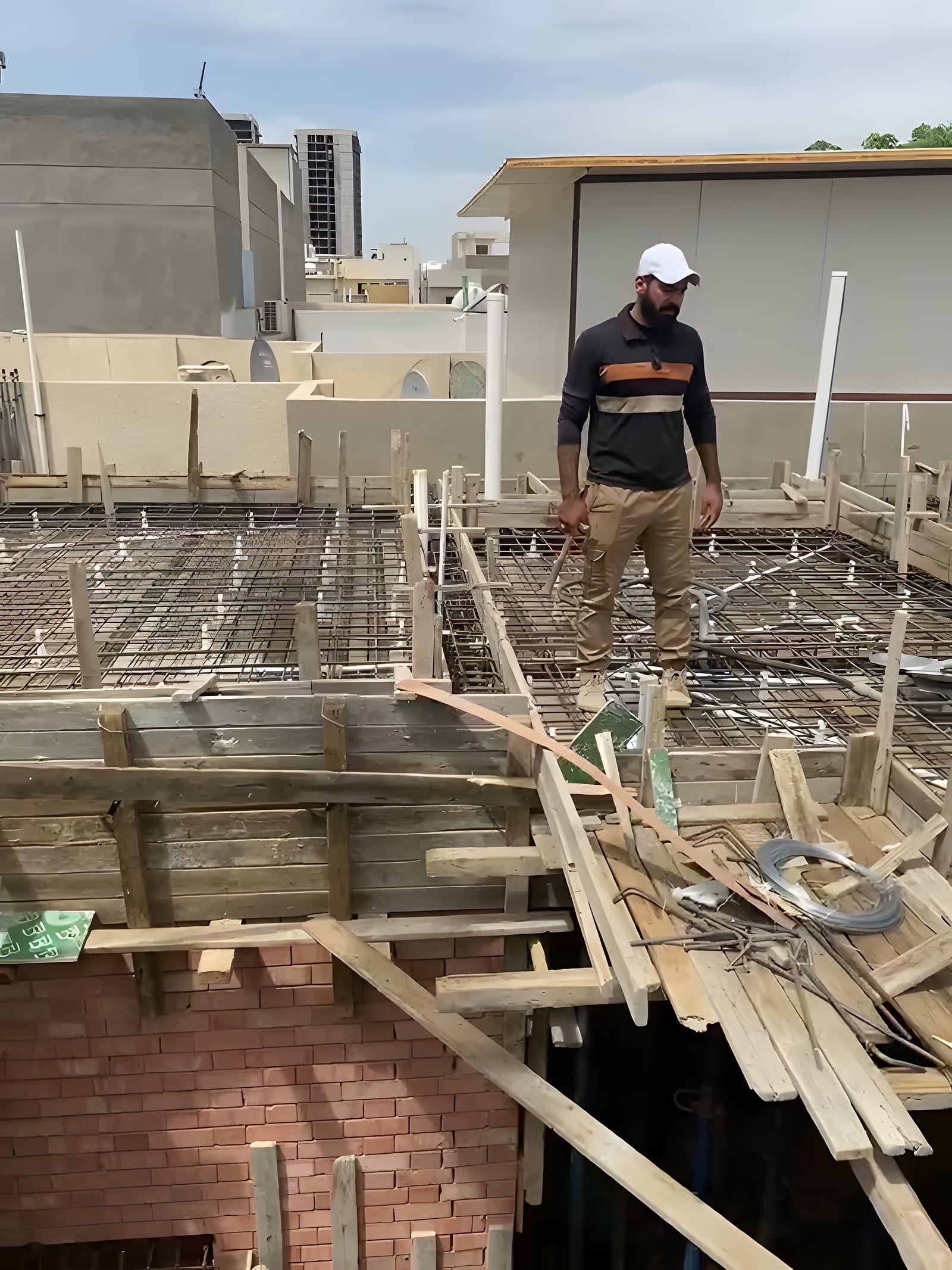 إشراف هندسي على حديد التسليح